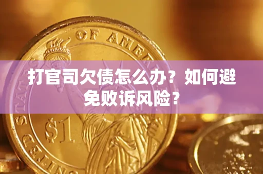 济南打官司欠债怎么办？如何避免败诉风险？