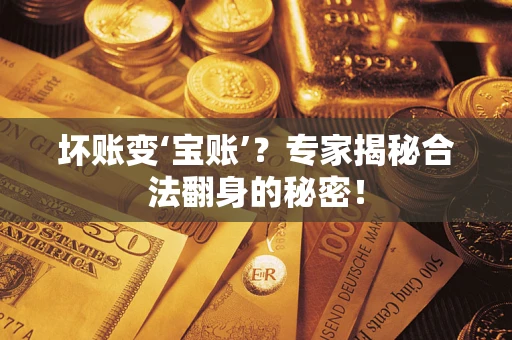 济南坏账变‘宝账’？专家揭秘合法翻身的秘密！