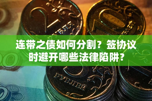 济南连带之债如何分割？签协议时避开哪些法律陷阱？