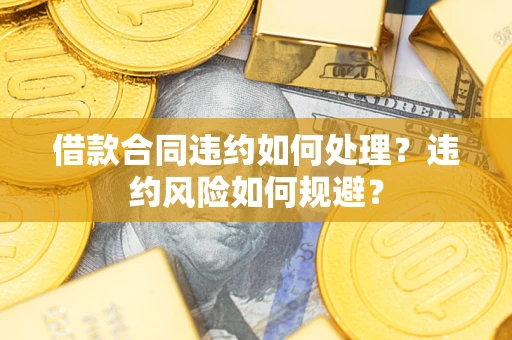 济南借款合同违约如何处理？违约风险如何规避？