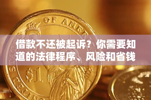 济南借款不还被起诉？你需要知道的法律程序、风险和省钱技巧