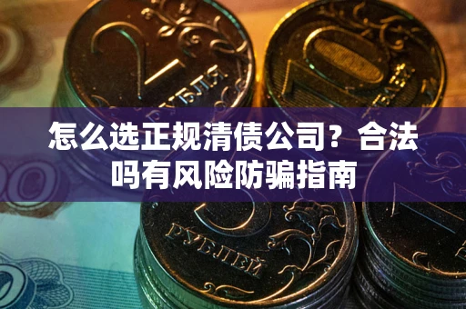 济南怎么选正规清债公司？合法吗有风险防骗指南